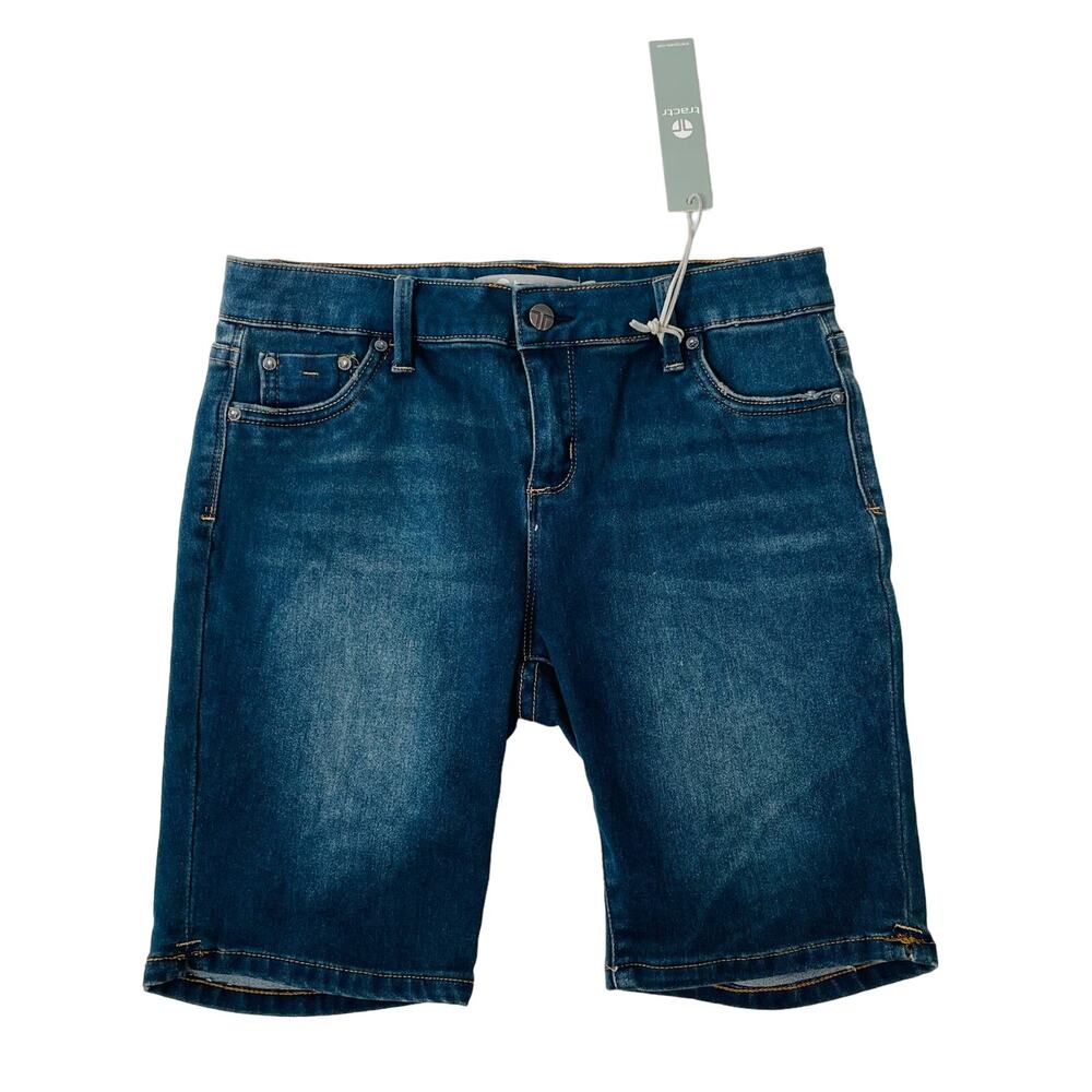 NWT Tractr Size 16 Shorts Dark Wash Denim